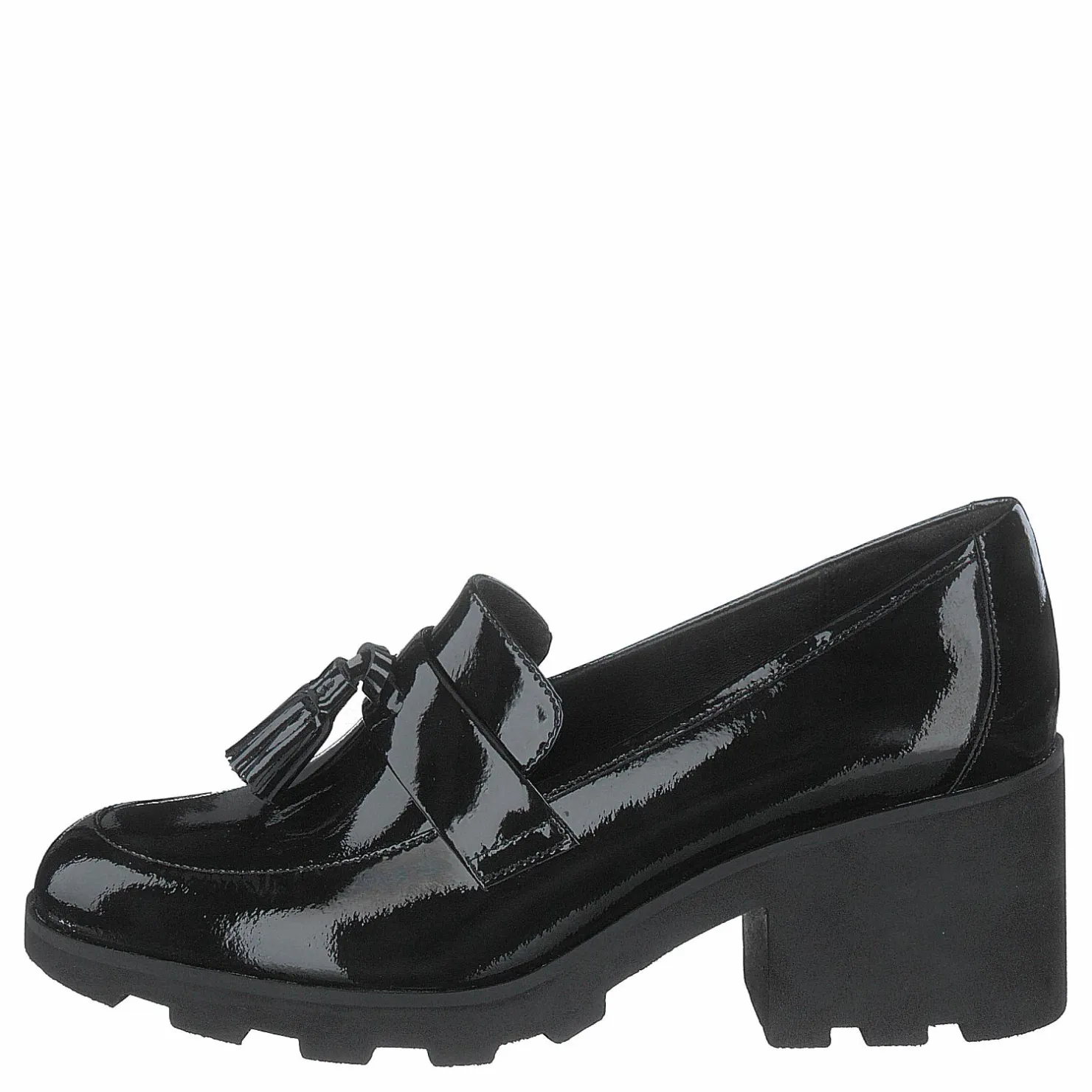 Clarks Rene Loafer Black Patent Svart Sale