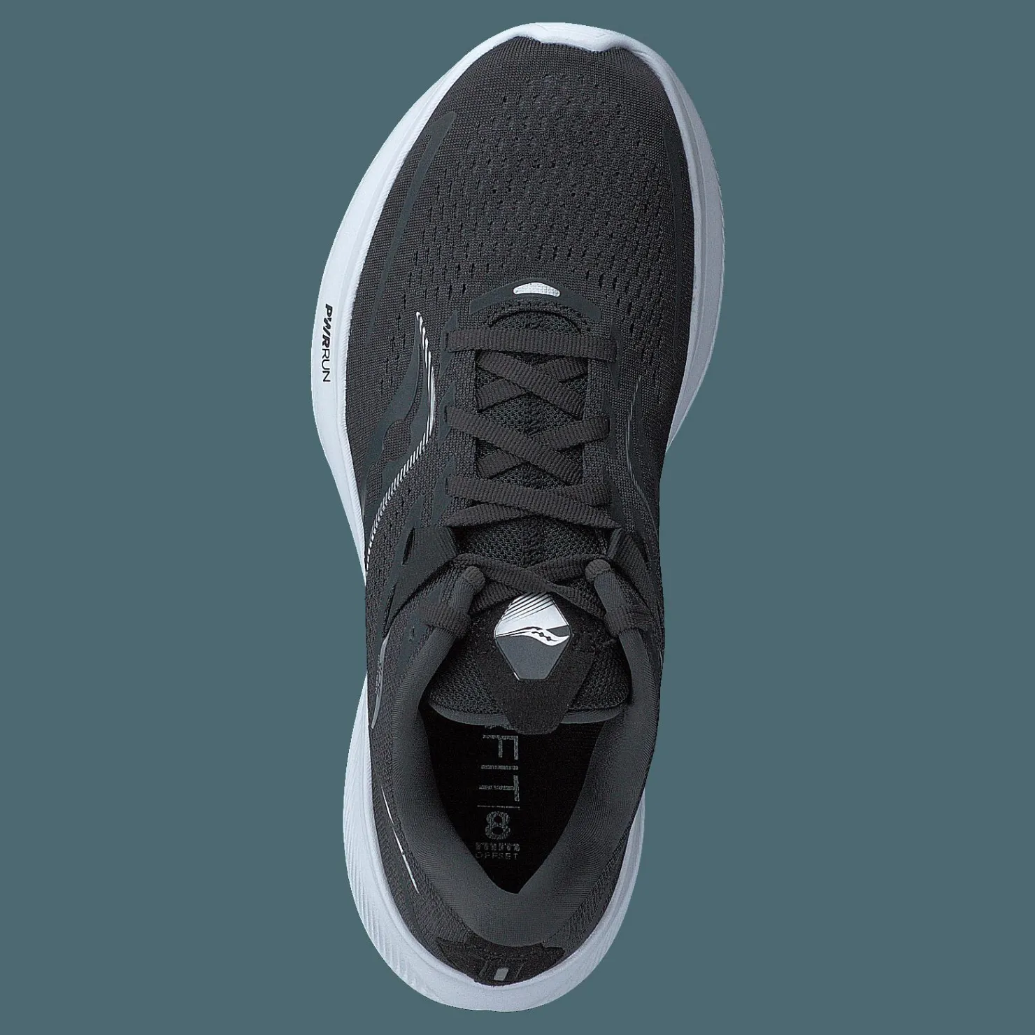 Saucony Ride 15 Black/white Svart Best