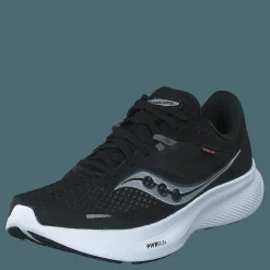 Saucony Ride 16 Black/white Svart New