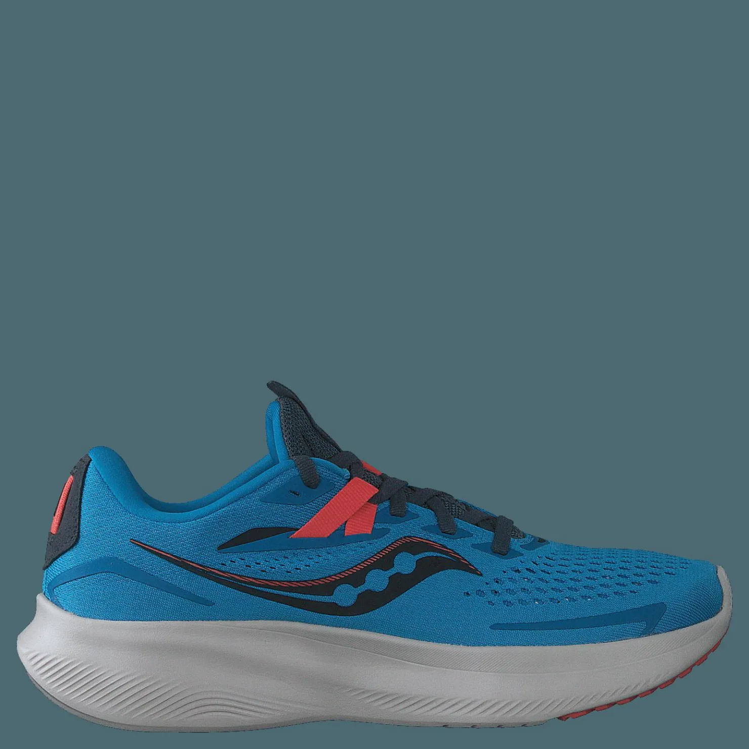 Saucony Ride 15 Ocean/shadow Blå Outlet
