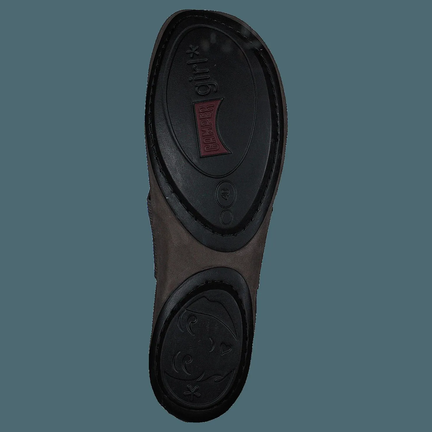Camper Right Nina Dark Green Grå och Brun Sale