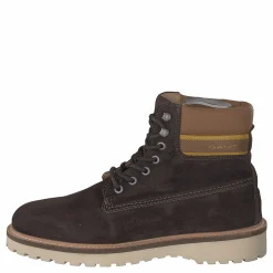 Gant Roden Mid Lace Boot Dk Brown+toffee Brun Best