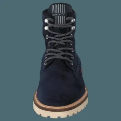 Gant Roden Mid Lace Boot Marine Blå Outlet