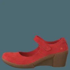 Art Rotterdam Coral Suede Röd Online