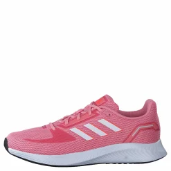 adidas Run Falcon 2.0 Shoes Super Pop / Cloud White / Solar Red Rosa