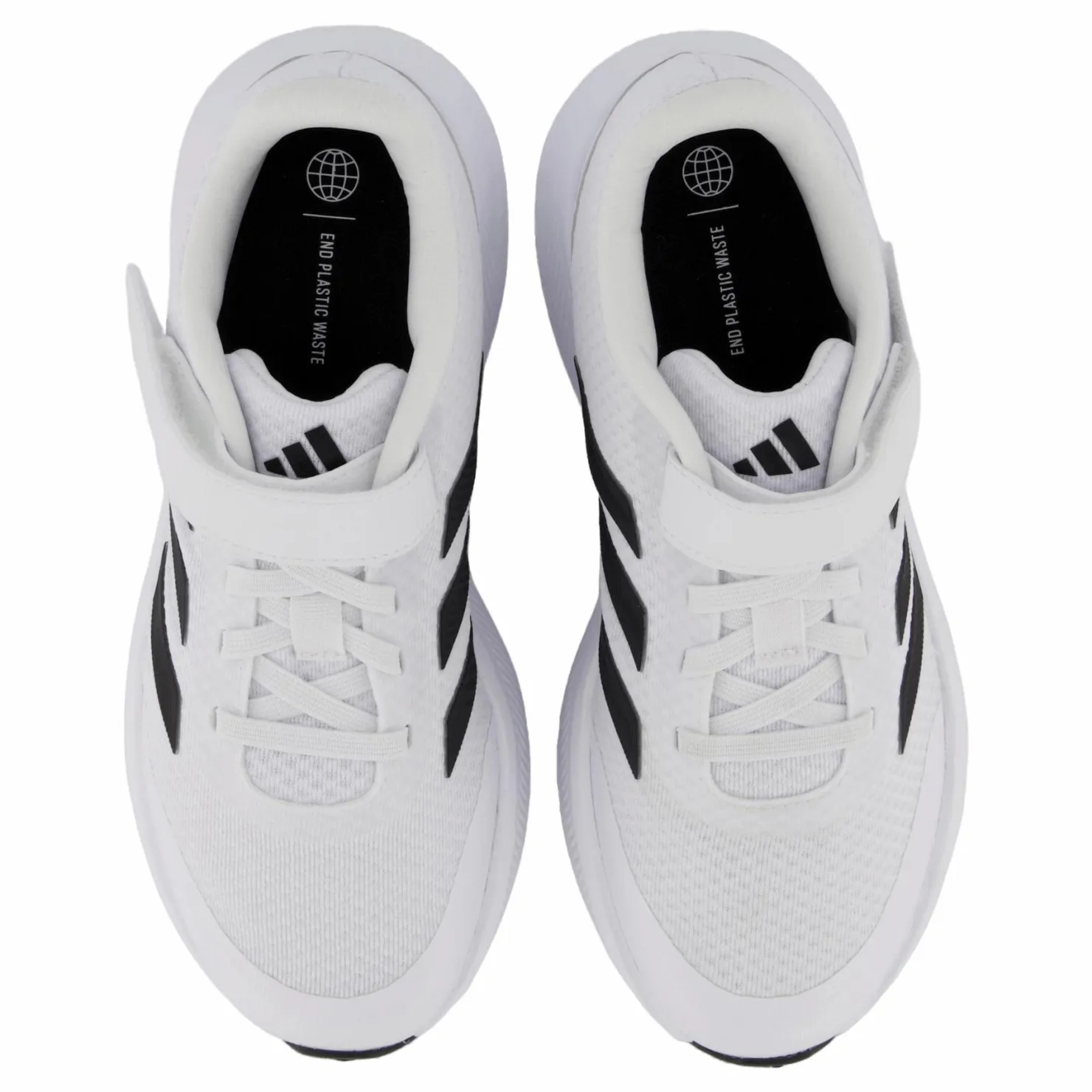adidas RunFalcon 3.0 Elastic Lace Top Strap Shoes Cloud White / Core Black / Cloud White Vit Hot