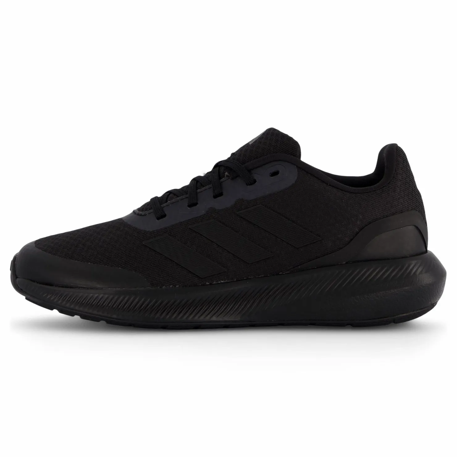 adidas RunFalcon 3 Lace Shoes Core Black / Core Black / Core Black Svart Best