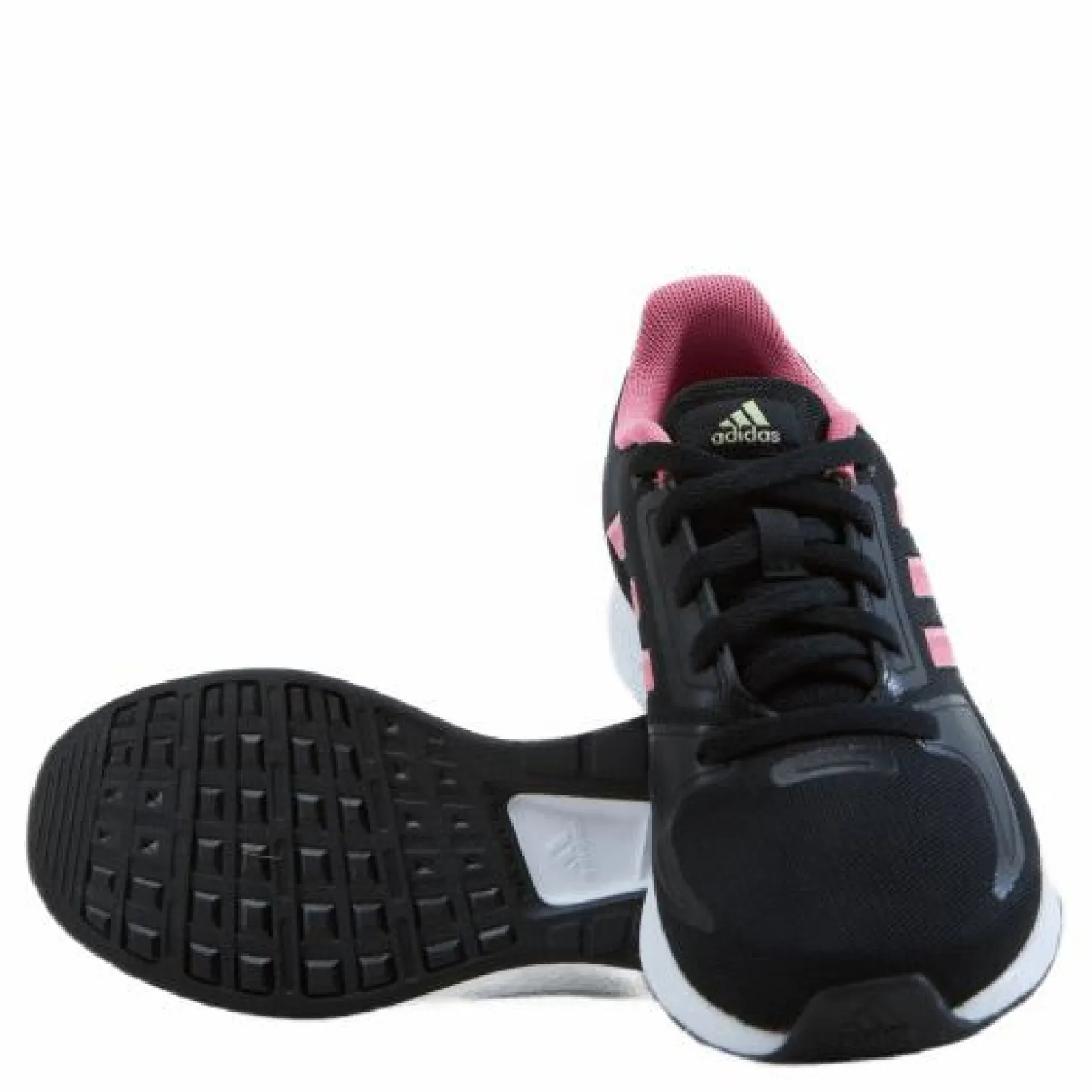 adidas Runfalcon 2.0 Shoes Core Black / Rose Tone / Pulse Yellow Svart New