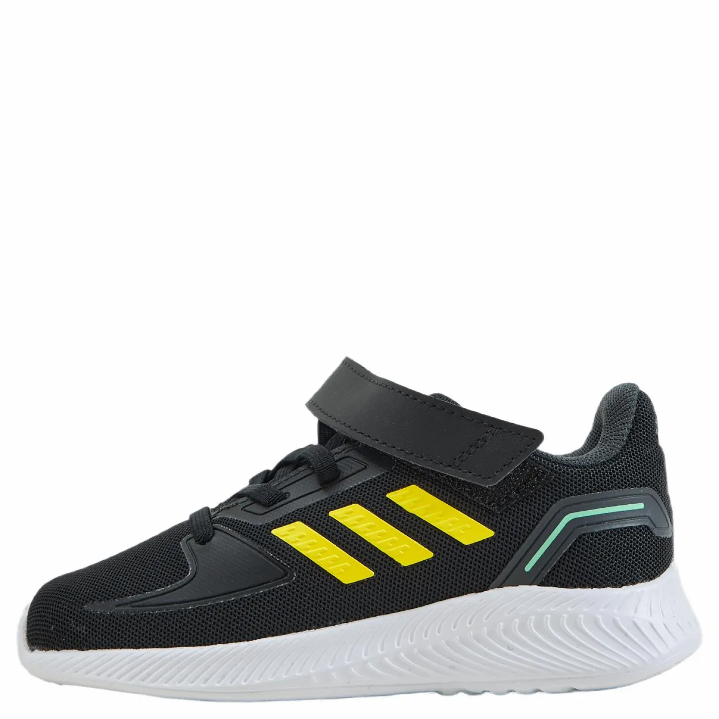 adidas Runfalcon 2.0 Shoes Core Black / Beam Yellow / Beam Green Svart Sale