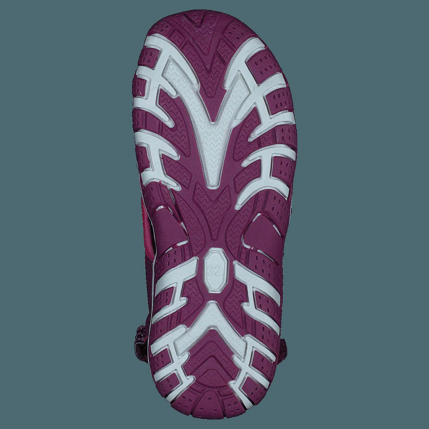 Leaf Runn Dk Pink Rosa och Lila Sale