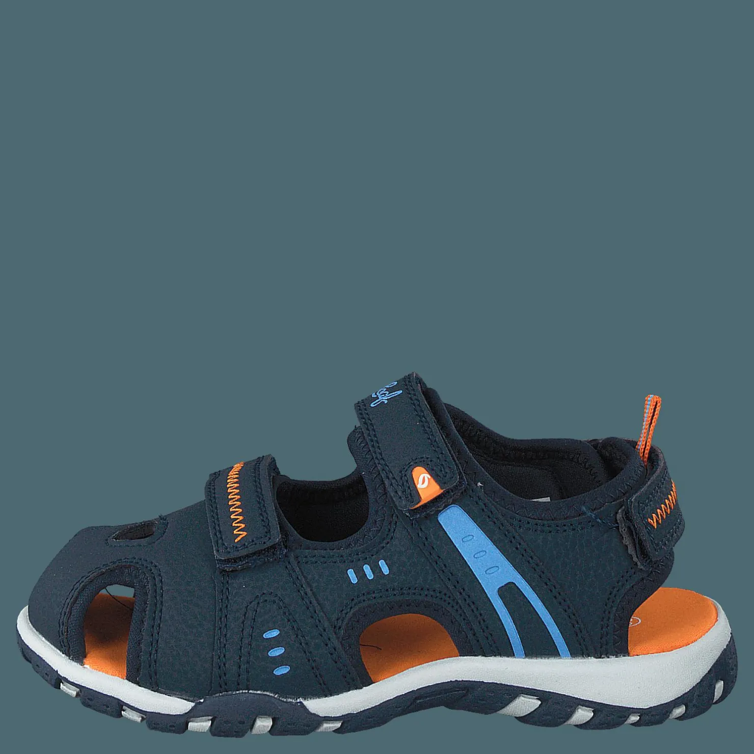 Leaf Runn Navy/orange Blå Discount