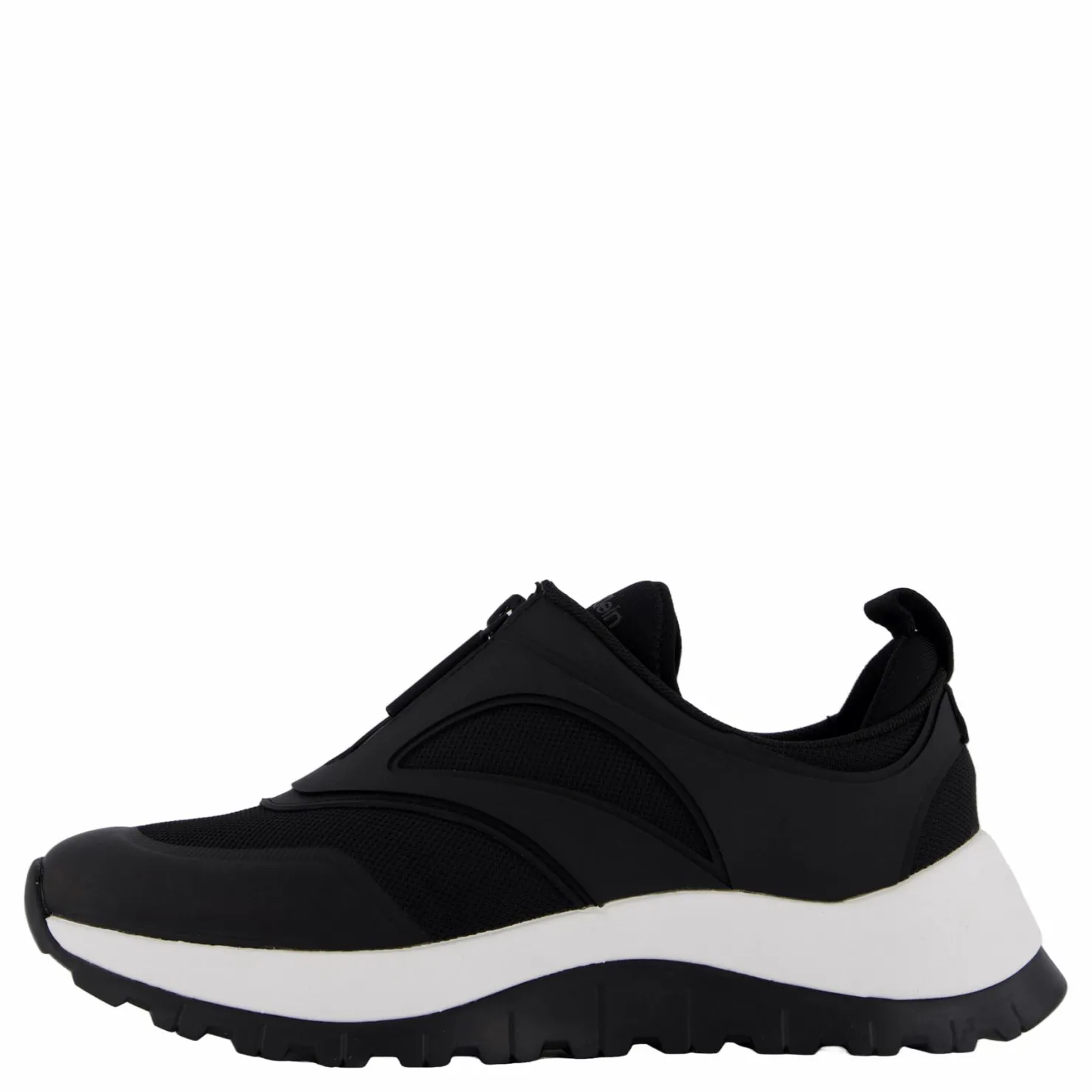 Calvin Klein Runner Slip On W/zip Mix M Ck Black Svart Hot