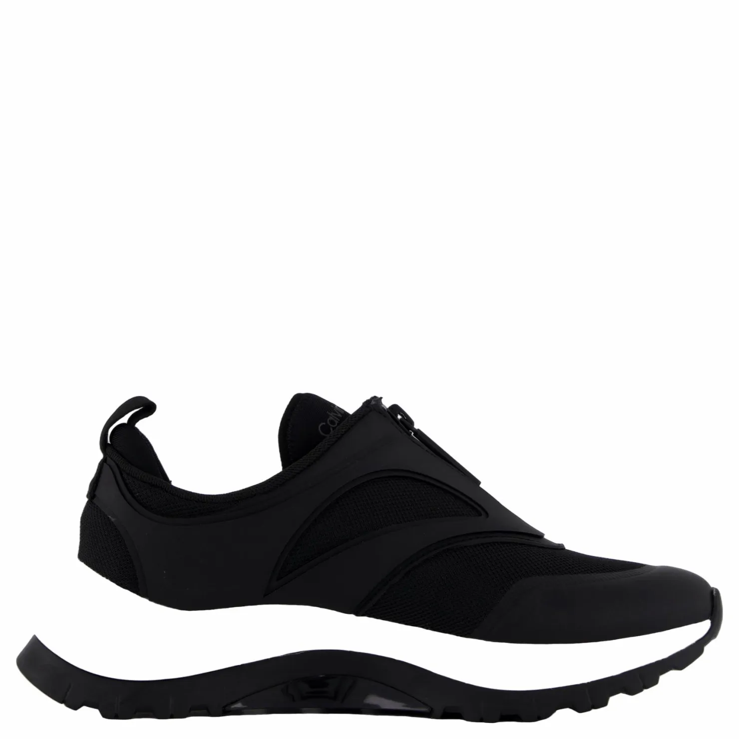 Calvin Klein Runner Slip On W/zip Mix M Ck Black Svart Hot