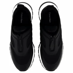 Calvin Klein Runner Slip On W/zip Mix M Ck Black Svart Hot