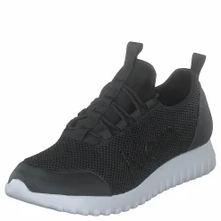 Calvin Klein Runner Sneaker Laceup Mesh Black Svart Discount