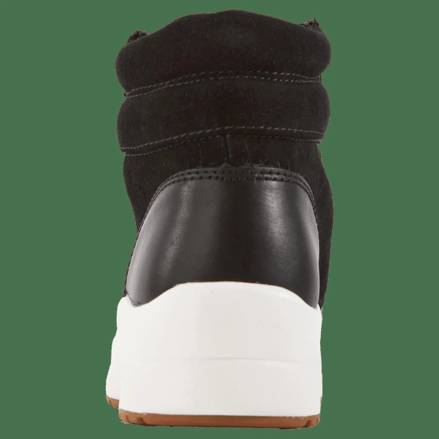 Lauren Ralph Lauren Rylee Suede & Leather High-Top Sneaker Black/Black Svart Discount
