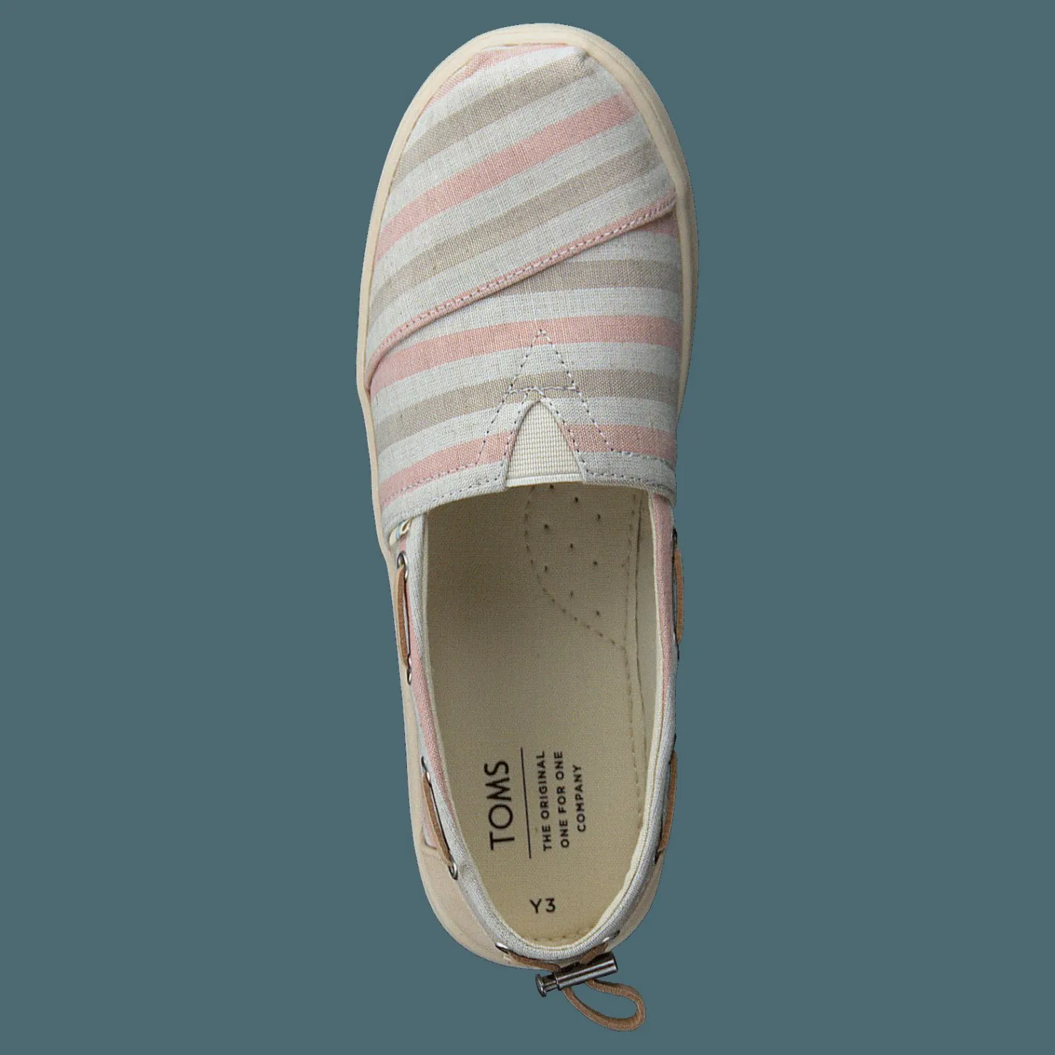 Toms Salmon Wvn Strpe/syn Yt Bimini Pink Beige och Grå Outlet