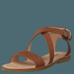 Angulus Sandal With Buckle Tan Brun Hot