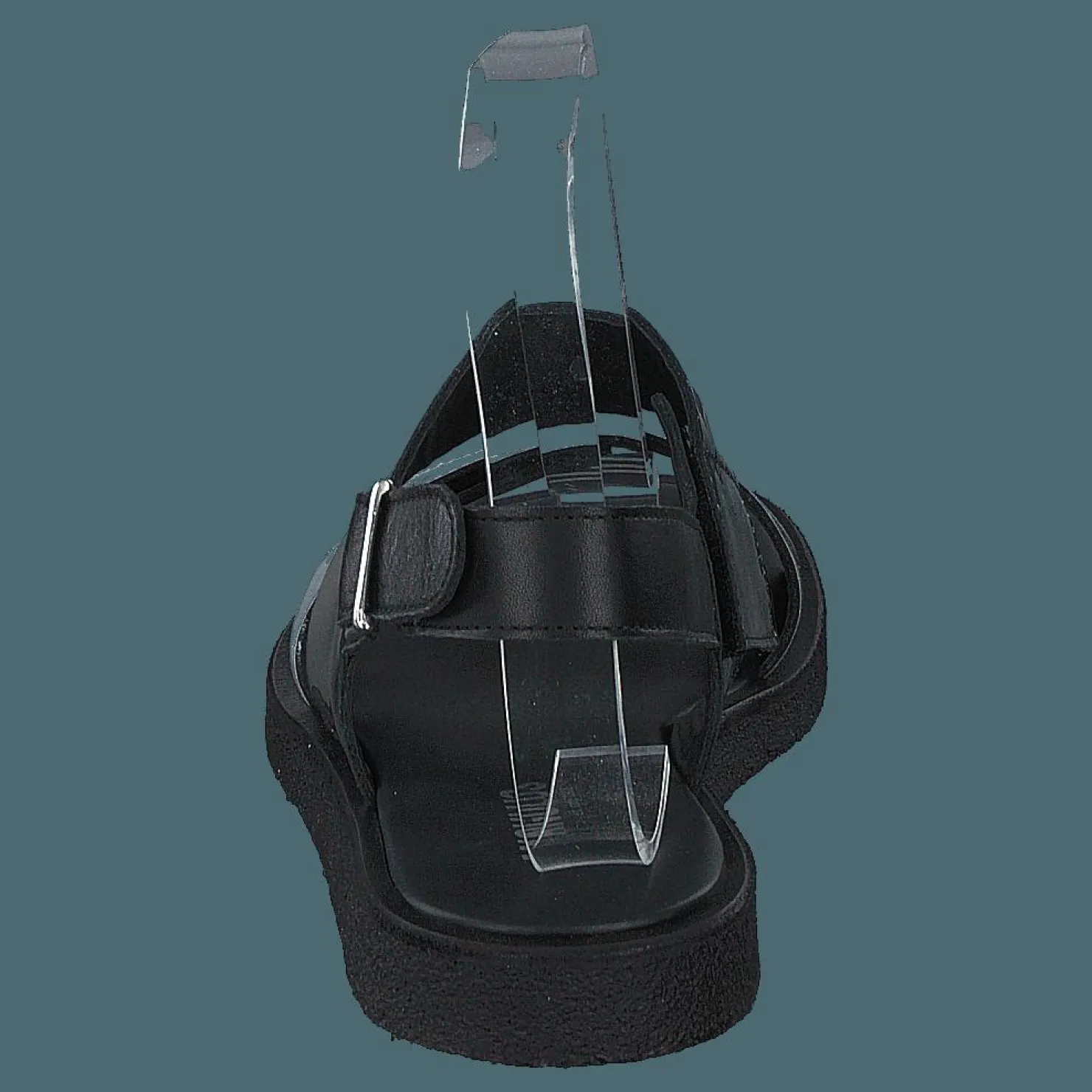 Angulus Sandal With Plateau Sole Greyblue/black/black Blå