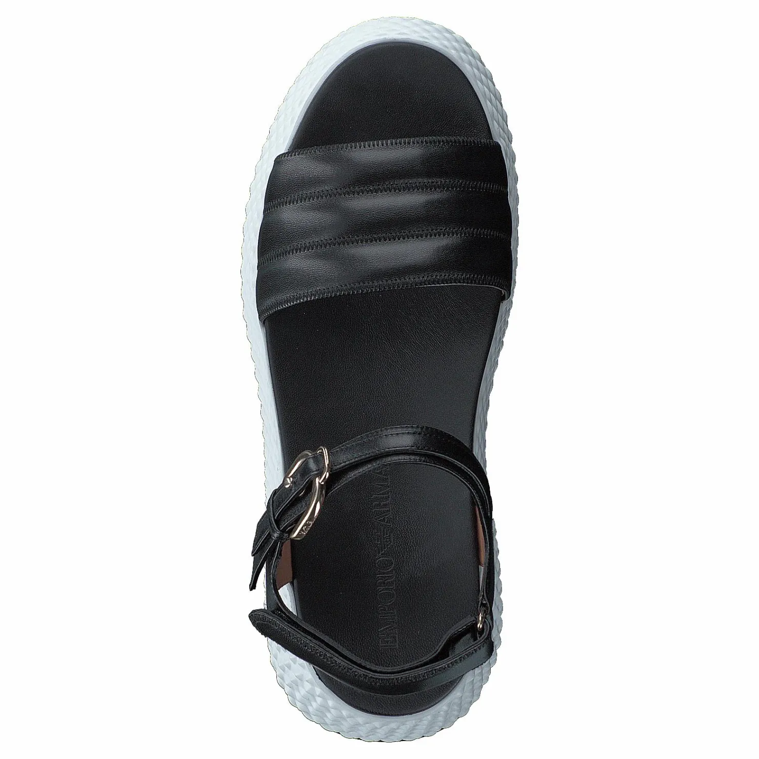 Emporio Armani Sandalo Pelle A083 Black Svart Hot