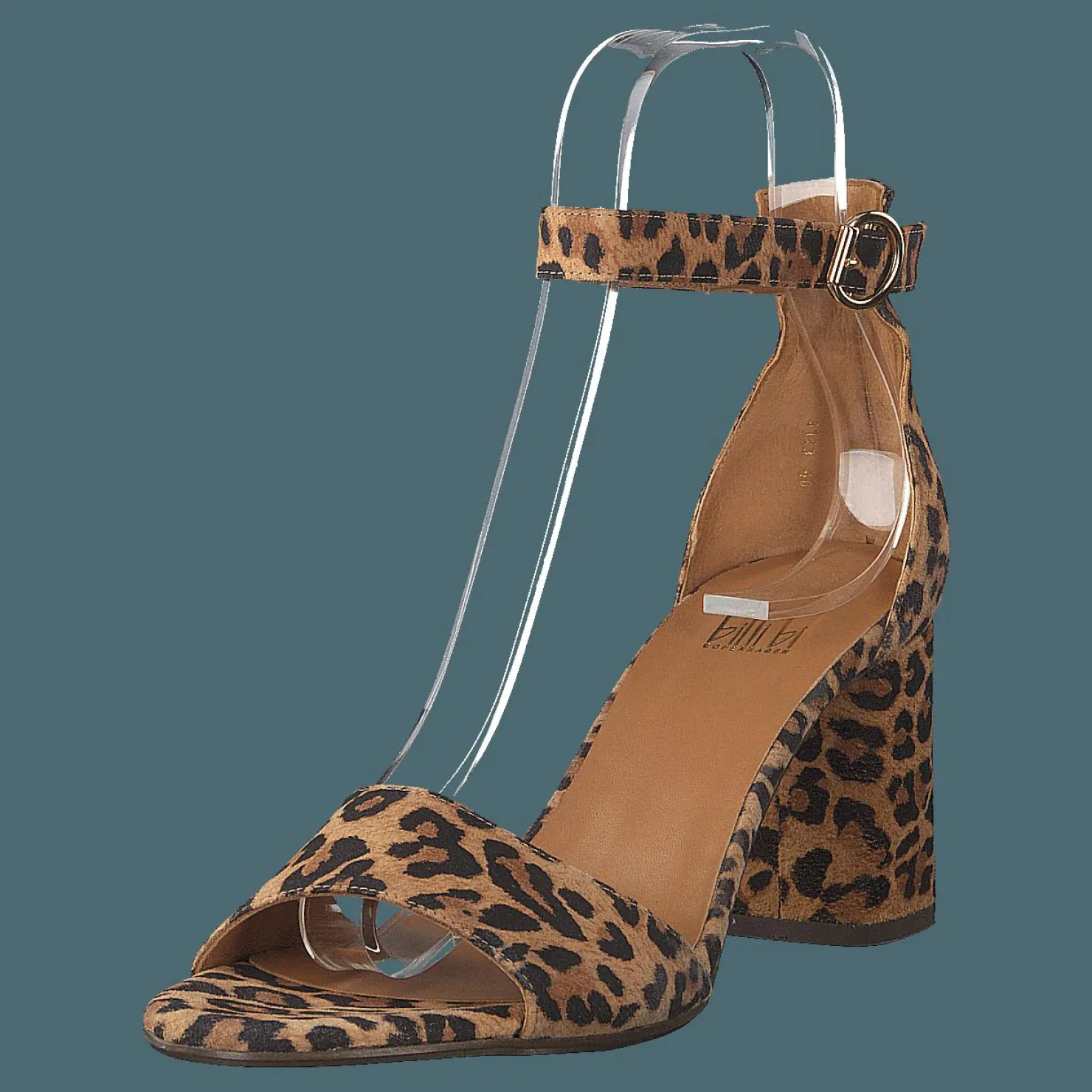 Billi Bi Sandals Leopardo Suede Brun Clearance