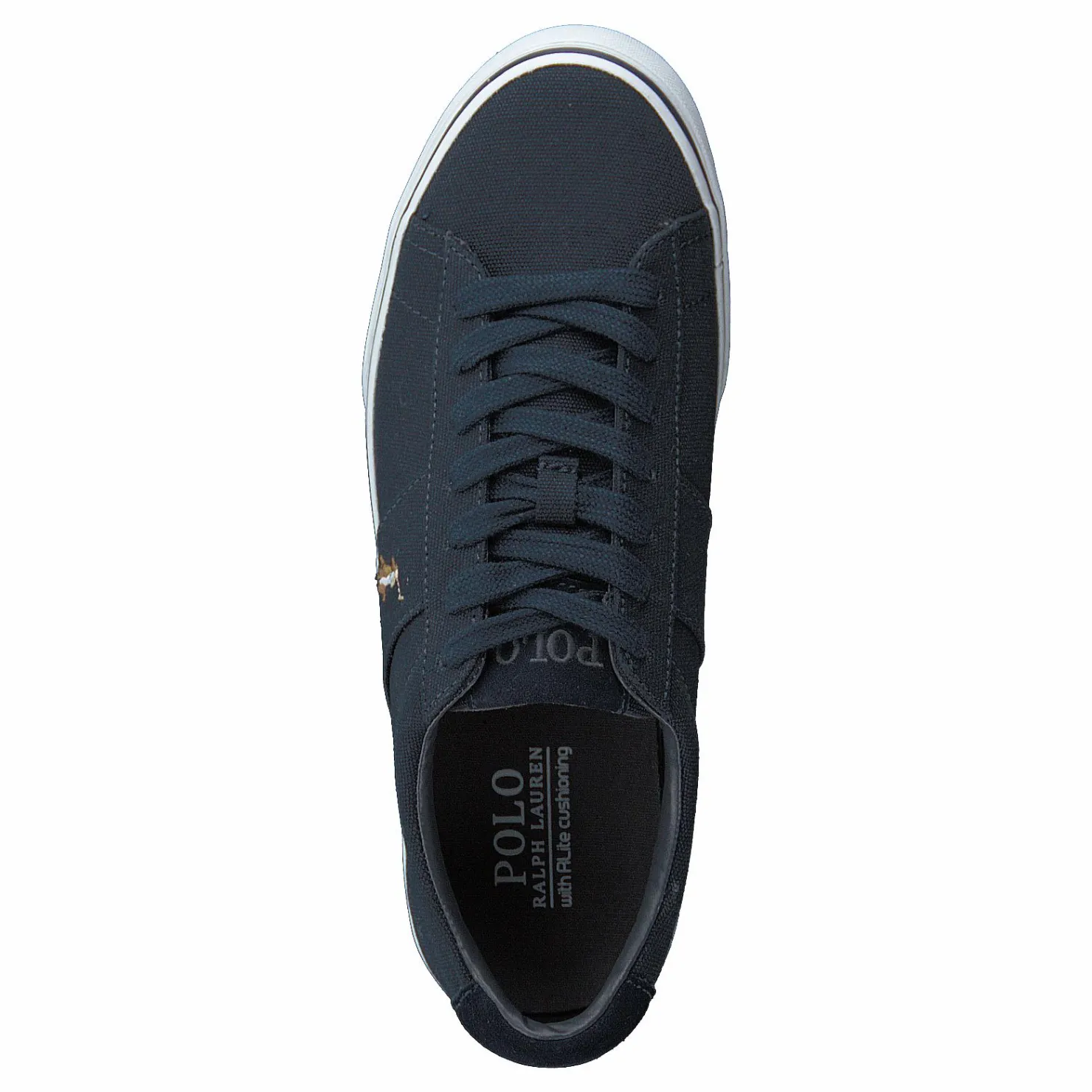 Polo Ralph Lauren Sayer Canvas Sneaker Aviator Navy Blå Sale