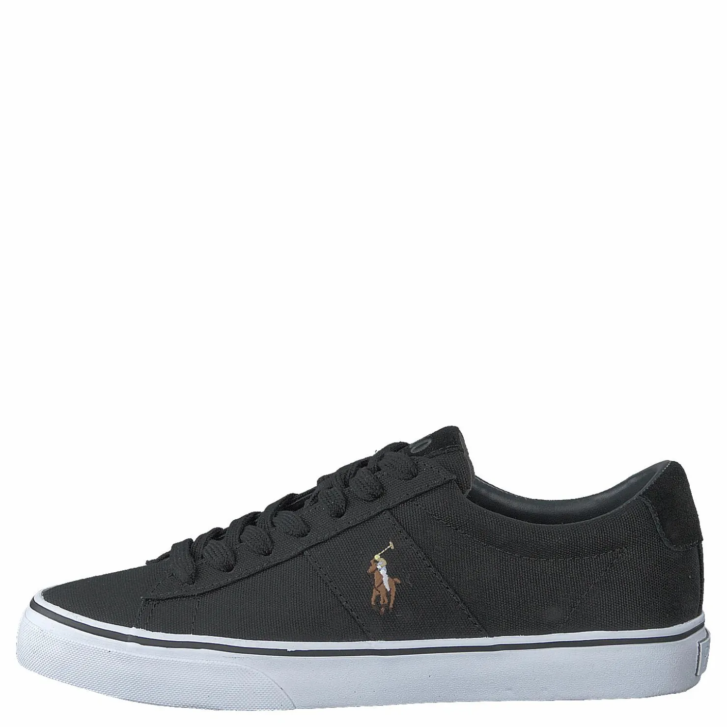 Polo Ralph Lauren Sayer Canvas Sneaker Black Svart Best
