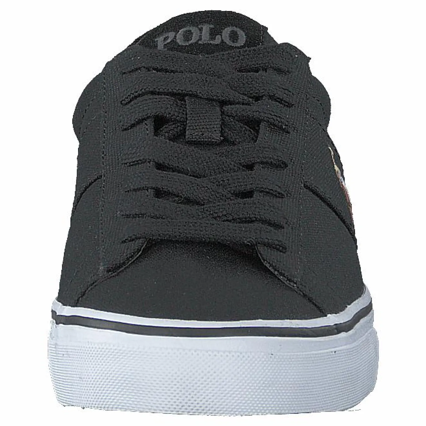 Polo Ralph Lauren Sayer Canvas Sneaker Black Svart Best