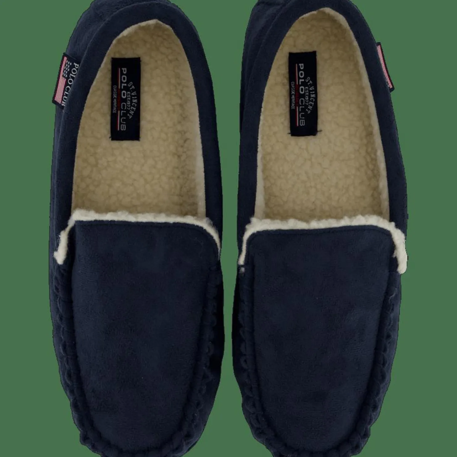 St Vincent Polo Club Scott Slipper Navy Blue Outlet