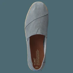Toms Seasonal Classics Drizzle Grey Washed Canvas Grå Discount