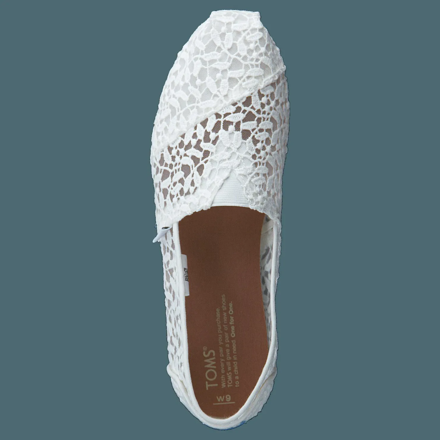 Toms Seasonal Classics White Lace Leaves Vit Online