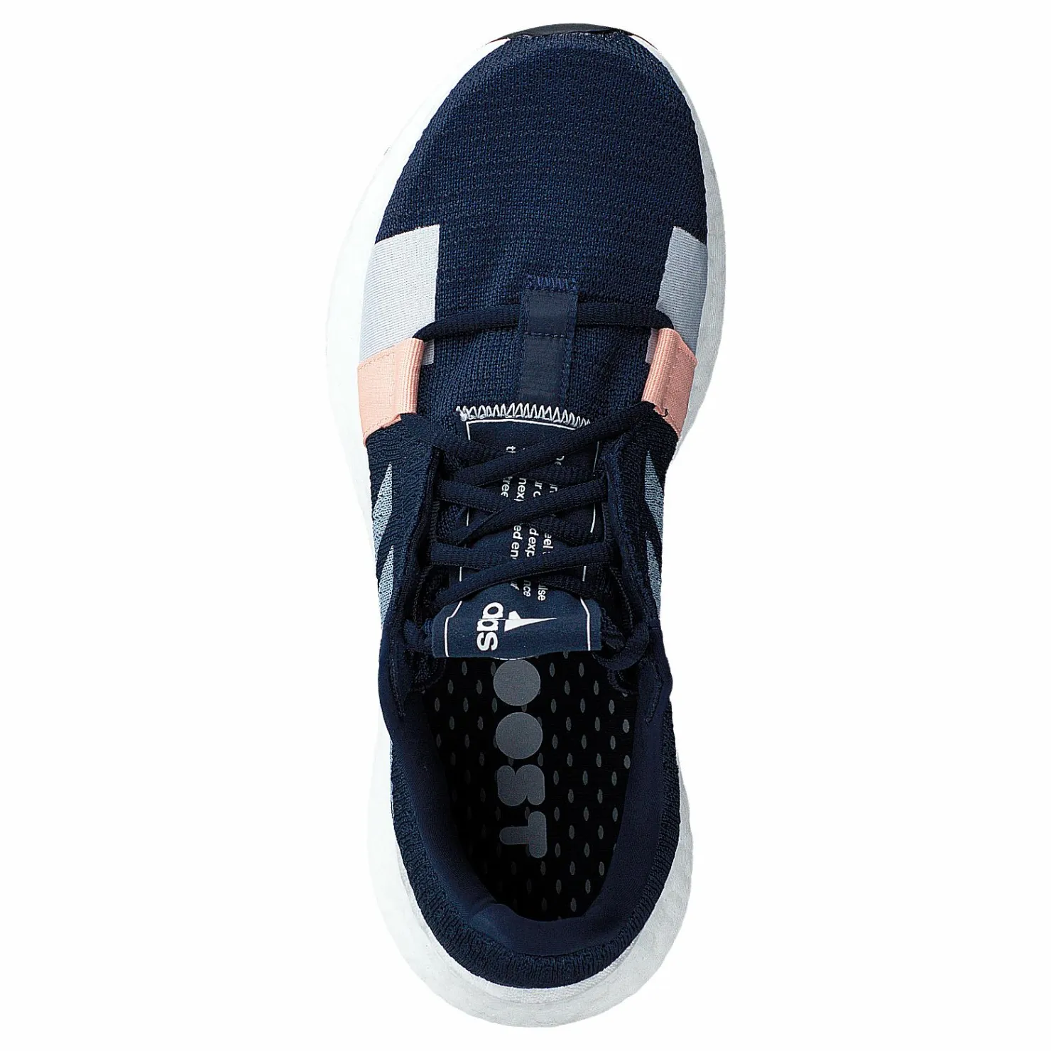 adidas Senseboost Go Shoes Collegiate Navy / Cloud White / Glow Pink Blå Clearance