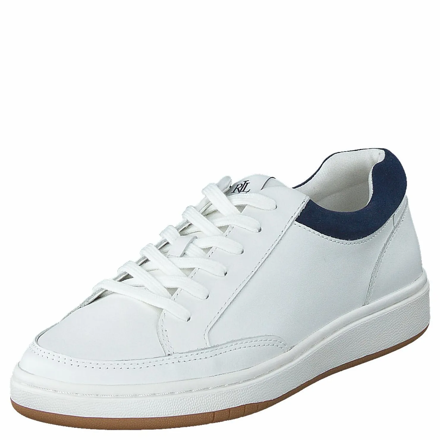 Lauren Ralph Lauren Sft Sprt Clf/suede-hailey-sk-l Snow White/french Navy Vit Hot