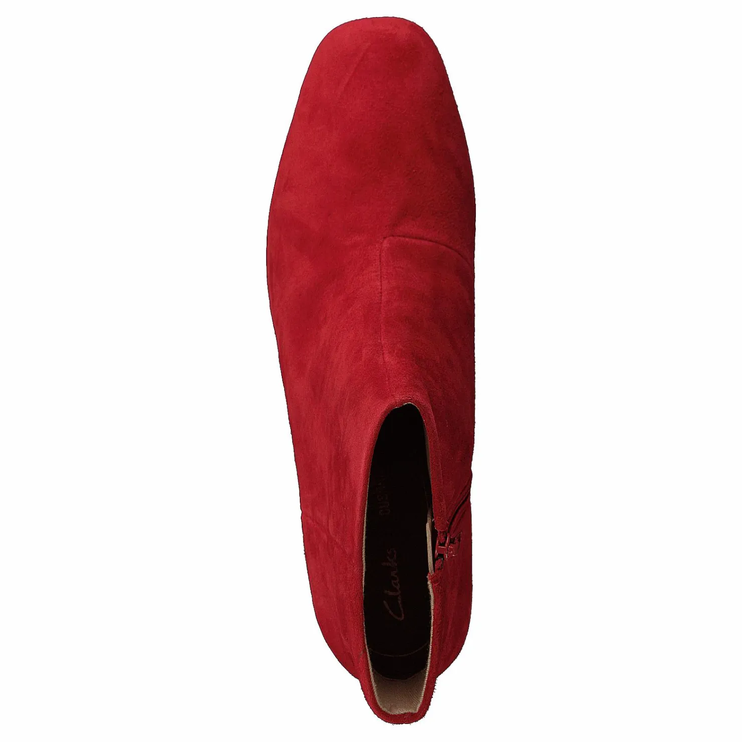 Clarks Sheer Flora Red Suede Röd
