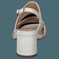 Clarks Sheer55 Sling White Snake Vit Discount