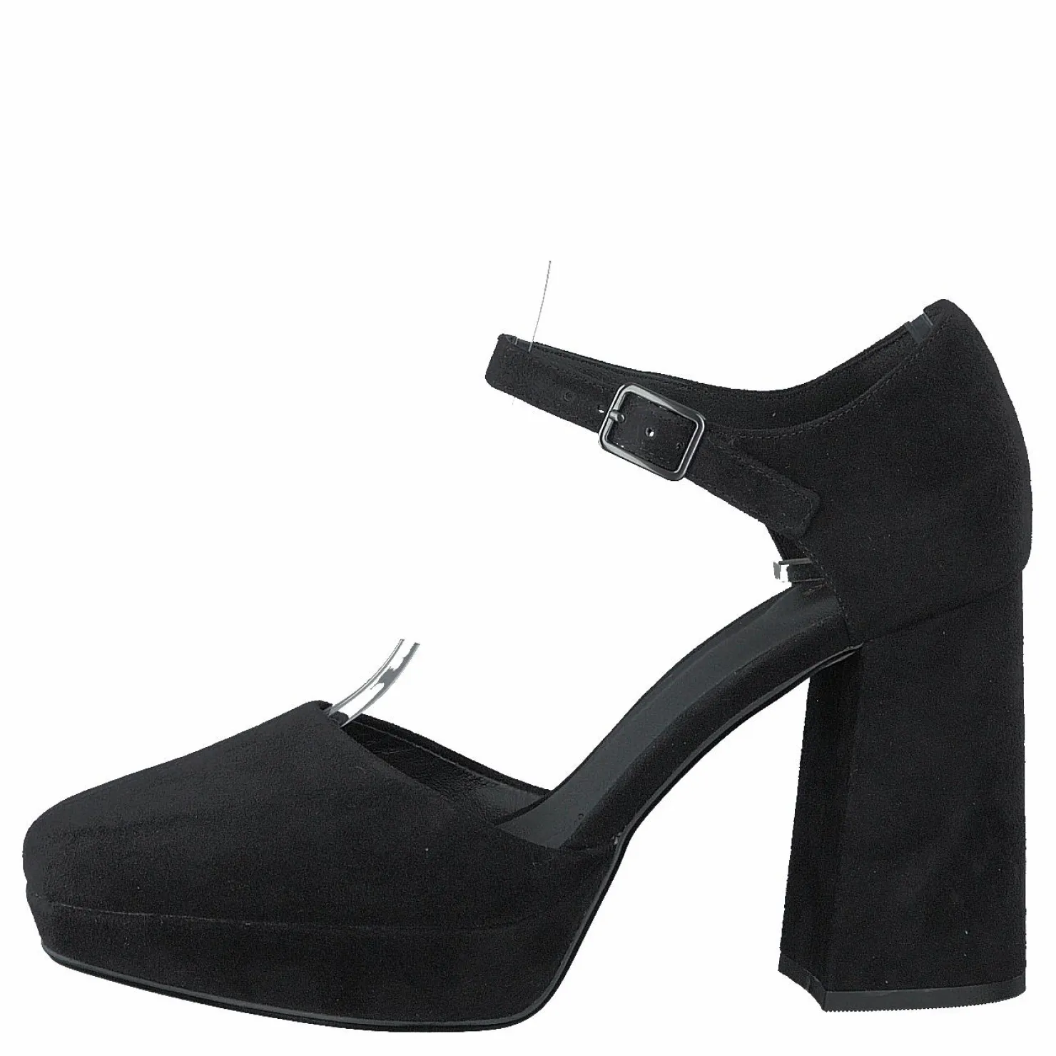 Clarks Sheer100 Strap Black Suede Svart Hot