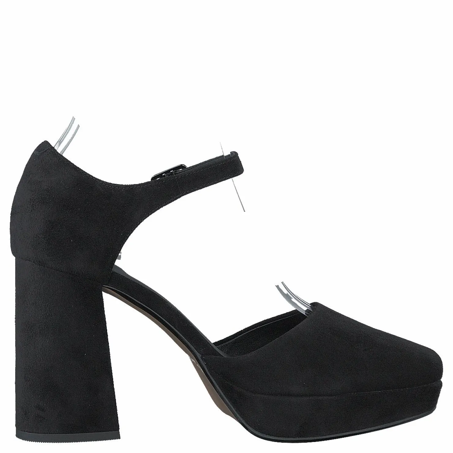 Clarks Sheer100 Strap Black Suede Svart Hot