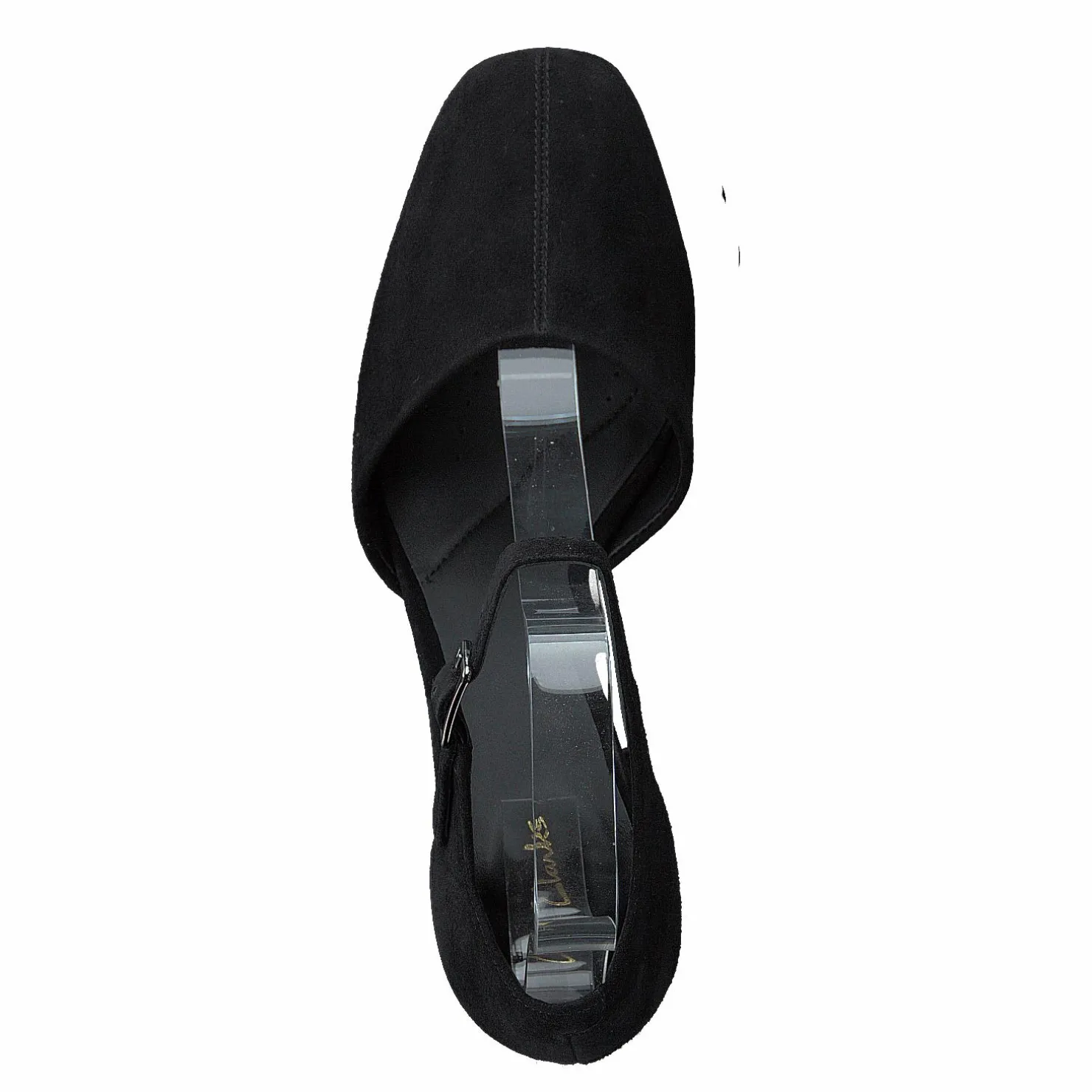 Clarks Sheer100 Strap Black Suede Svart Hot