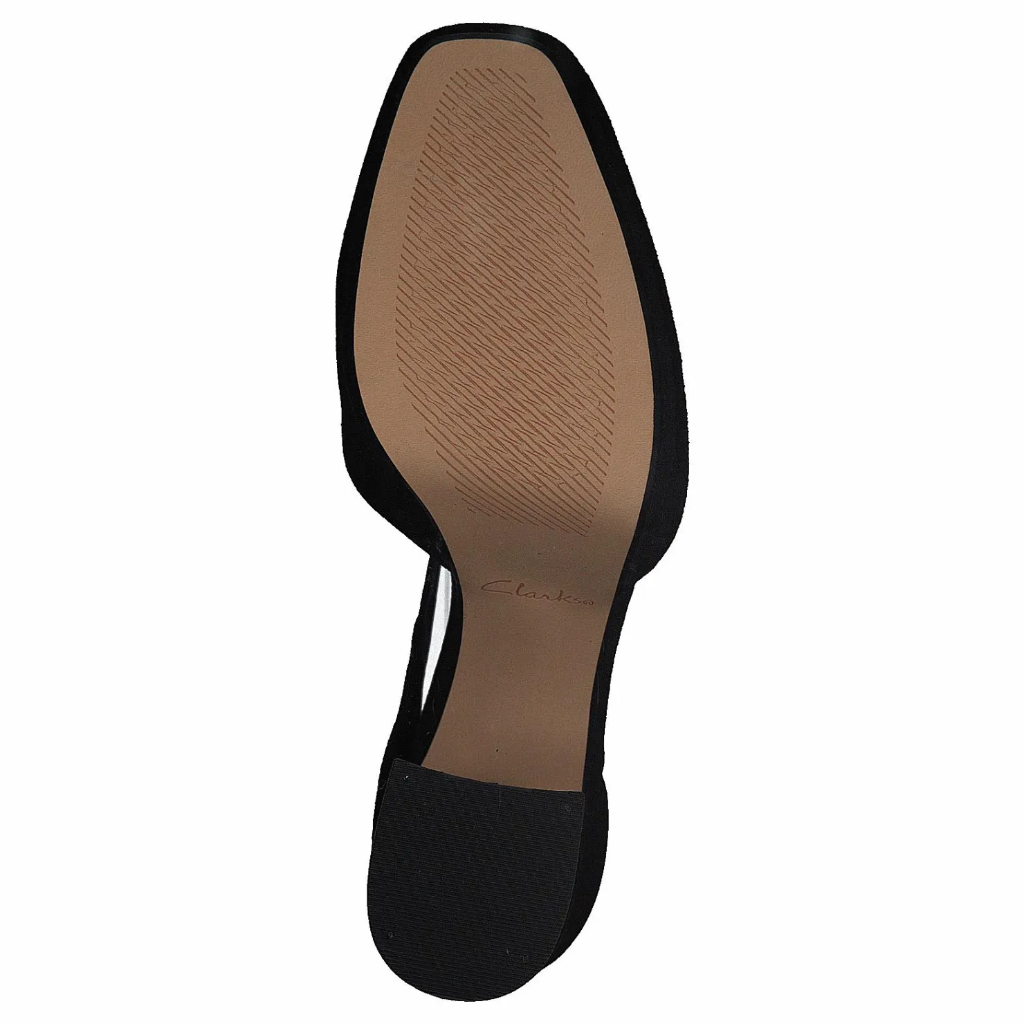 Clarks Sheer100 Strap Black Suede Svart Hot