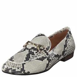 Billi Bi Shoes Off White 940 Snake Brun och Grå Discount