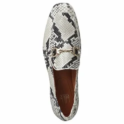 Billi Bi Shoes Off White 940 Snake Brun och Grå Discount