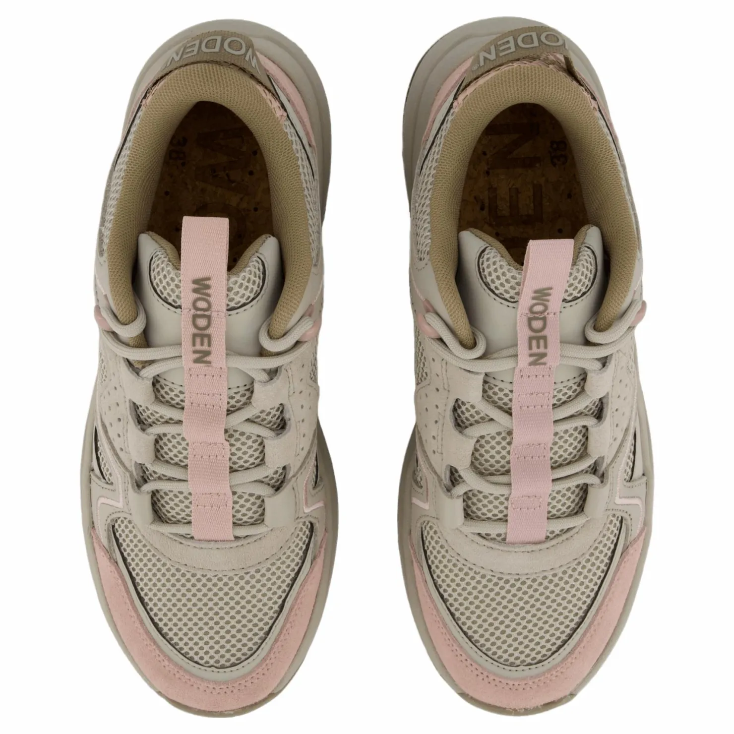 Woden Sif Reflective Silver Lining/ballerina Flerfärgad och Vit Clearance