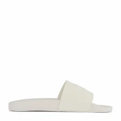 Polo Ralph Lauren Signature Pony Slide Deckwash White / Navy PP Vit Outlet