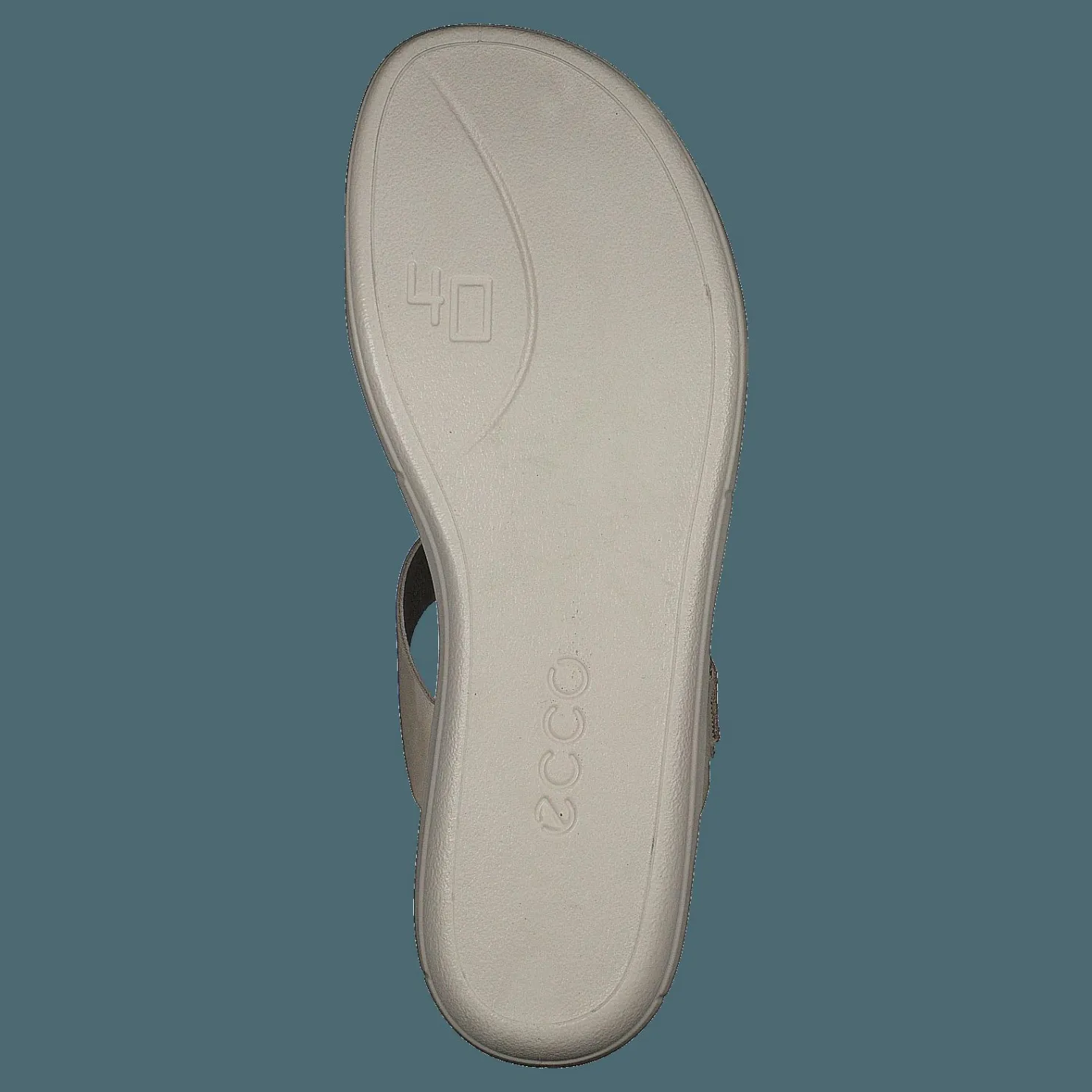 ECCO Simpil Sandal Gravel/sherbet/limestone Beige New