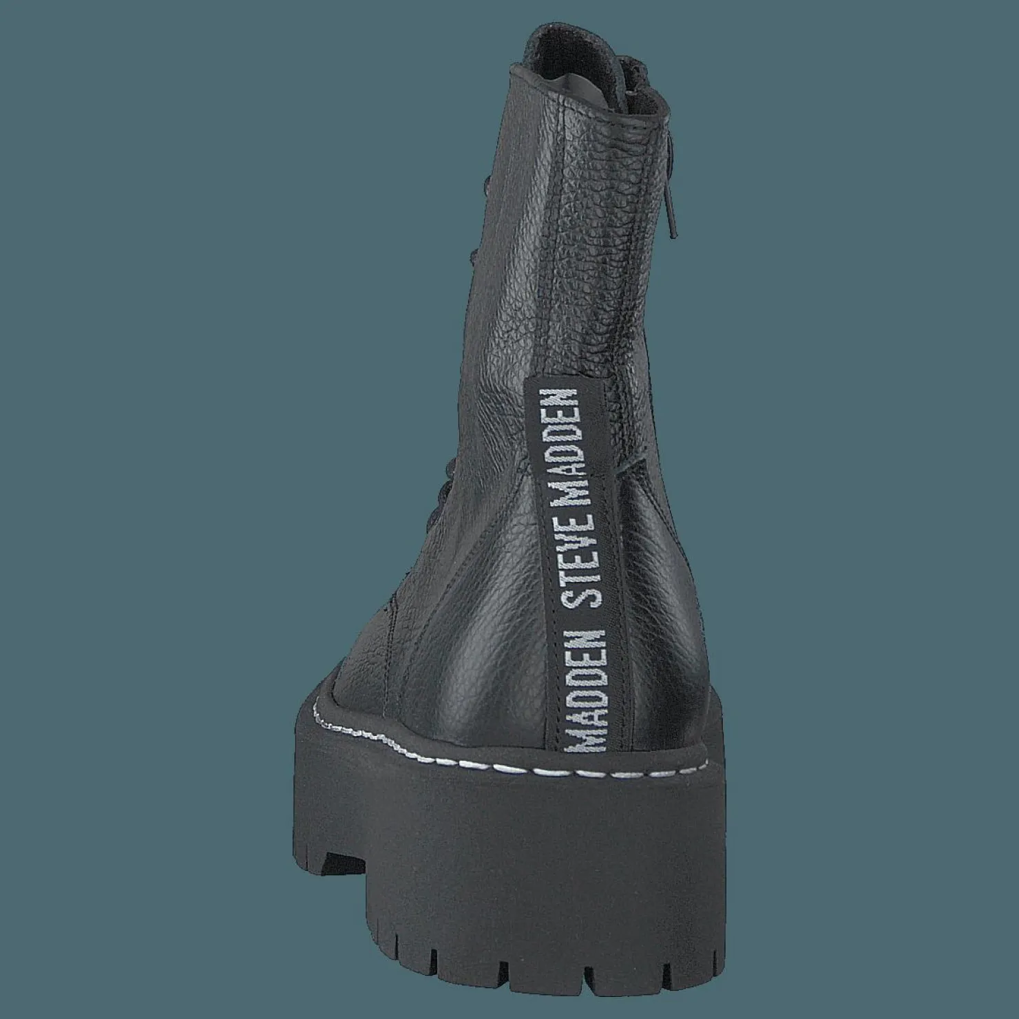 Steve Madden Skylar Black Leather Svart Outlet