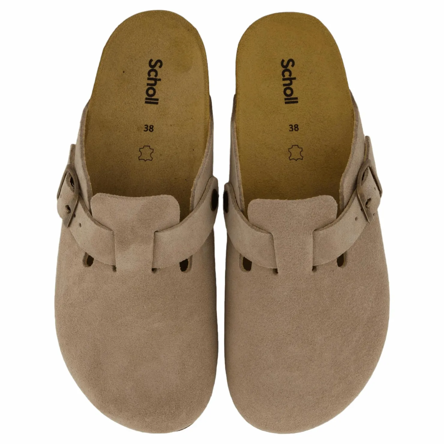 Scholl Iconic Sl Fae Suede Dark Beige Best