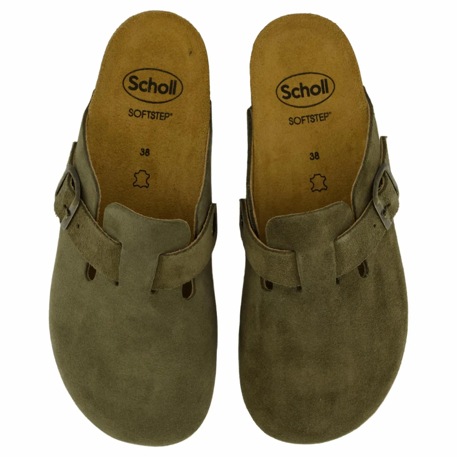 Scholl Iconic Sl Fae Suede Khaki Beige Best