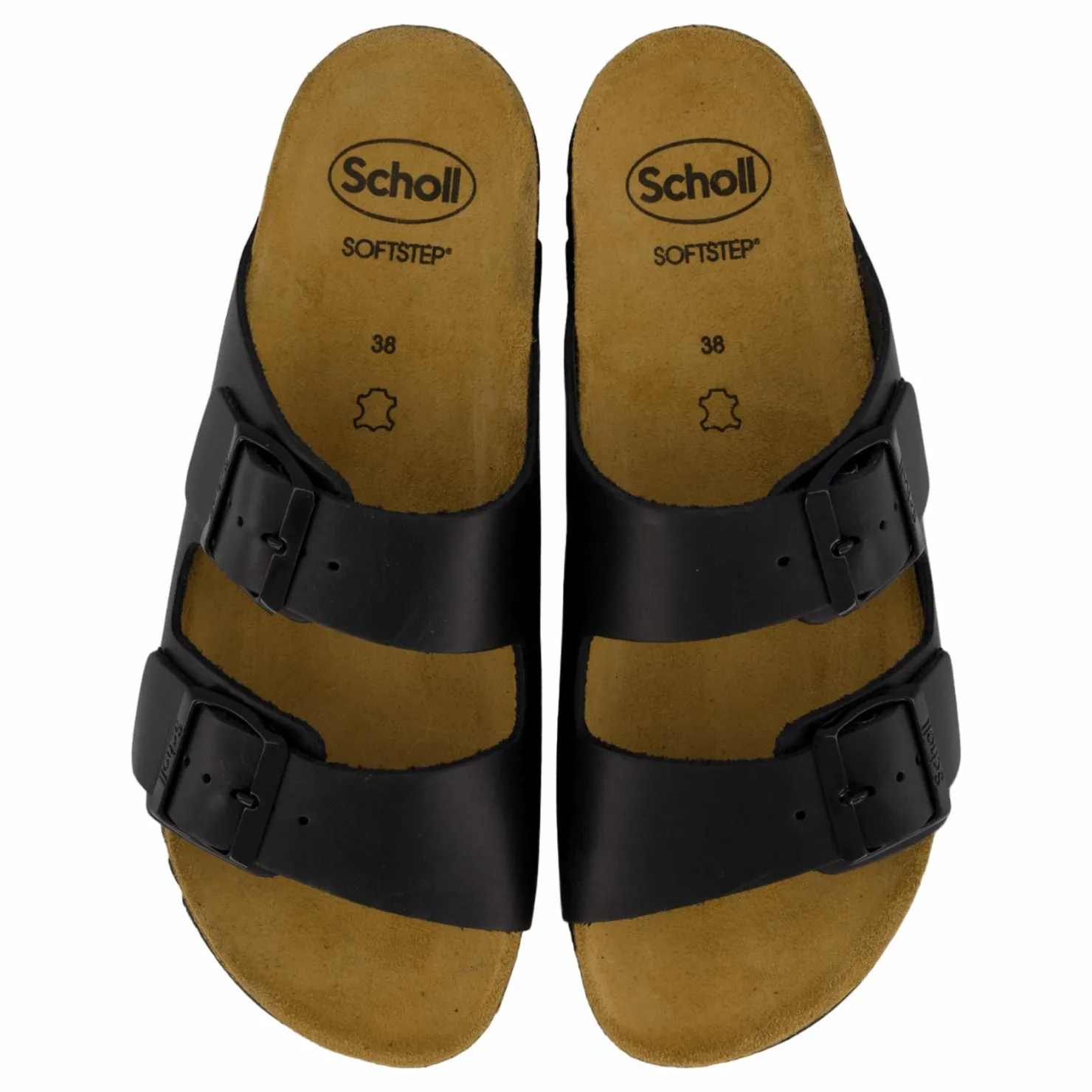 Scholl Iconic Sl Josephine Leather Black Black Svart Sale