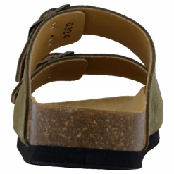 Scholl Iconic Sl Josephine Suede Khaki Brun Outlet