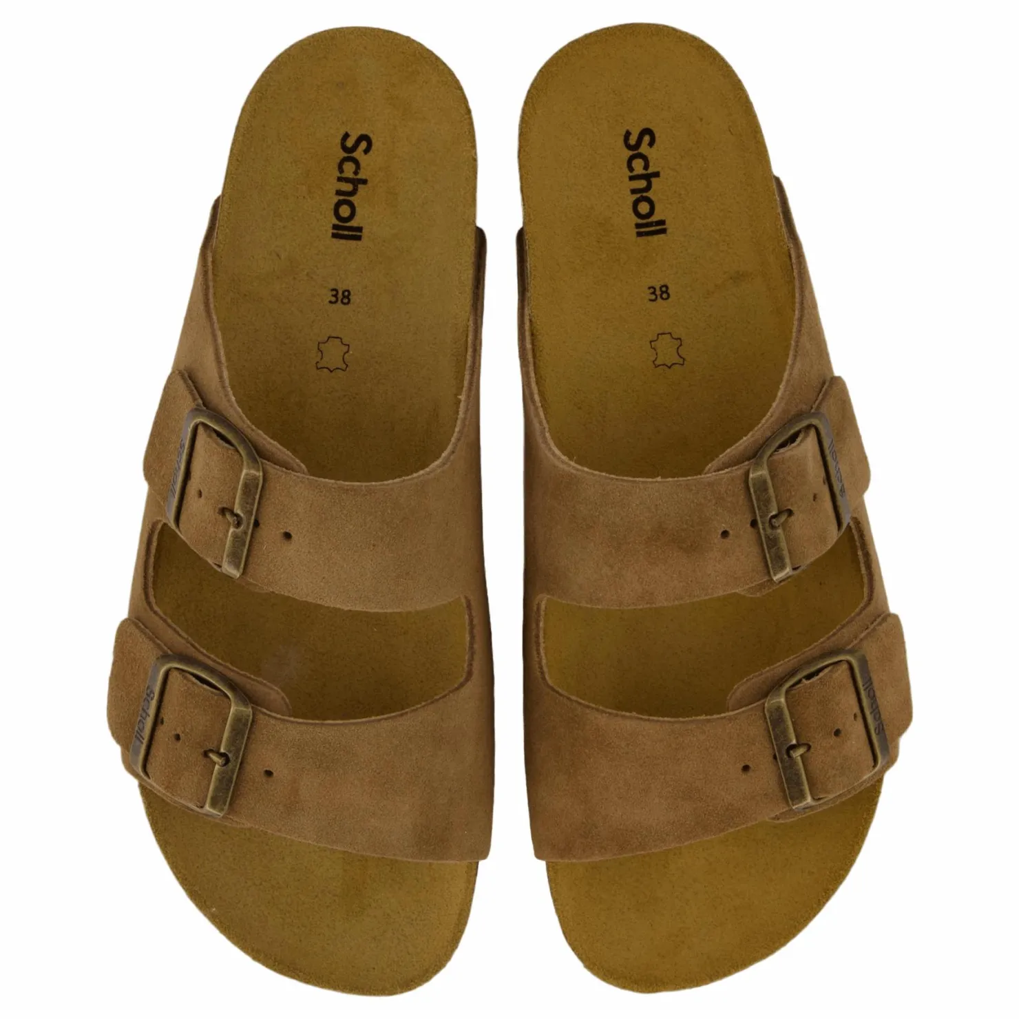 Scholl Iconic Sl Josephine Suede Taupe Brun Best